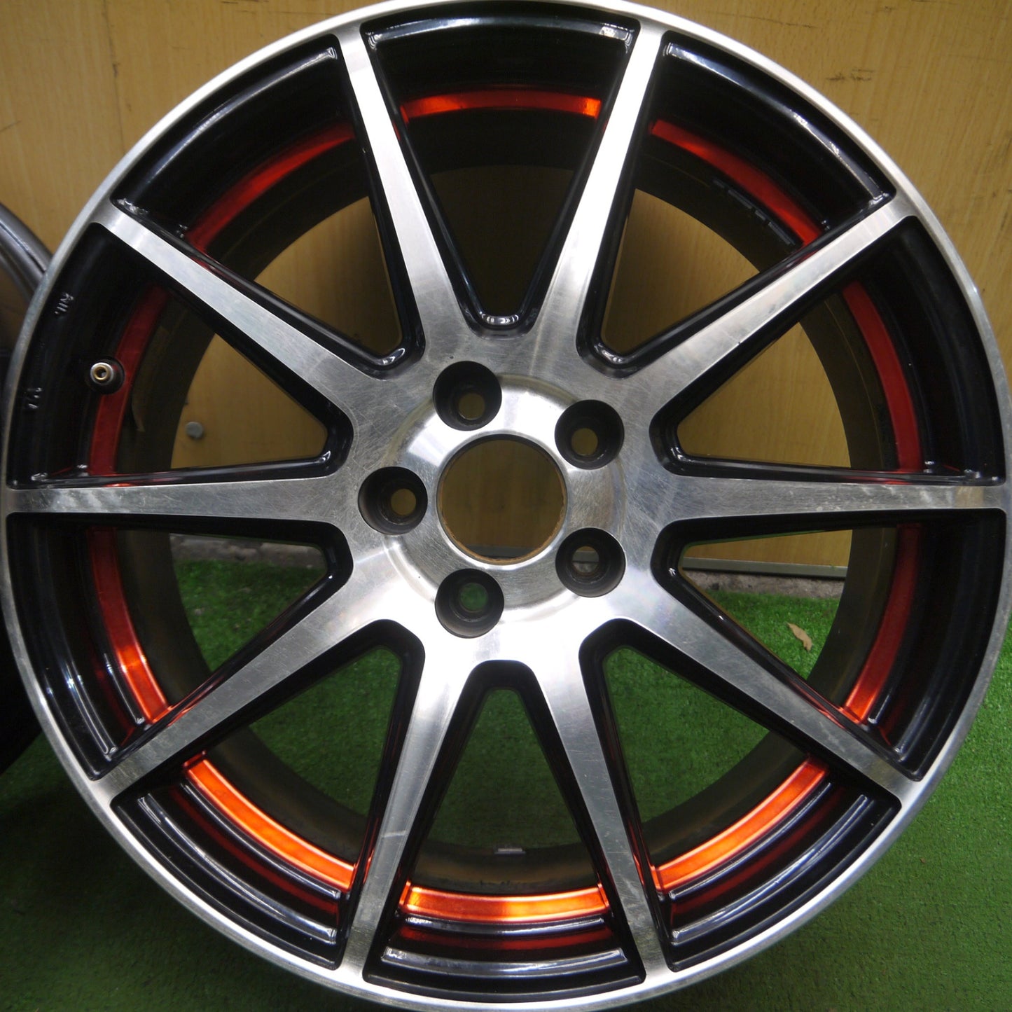 *送料無料* 4本価格★MANARAY SPORT マナレイスポーツ 17インチ 17×7J PCD100/5H★4051405Hホ
