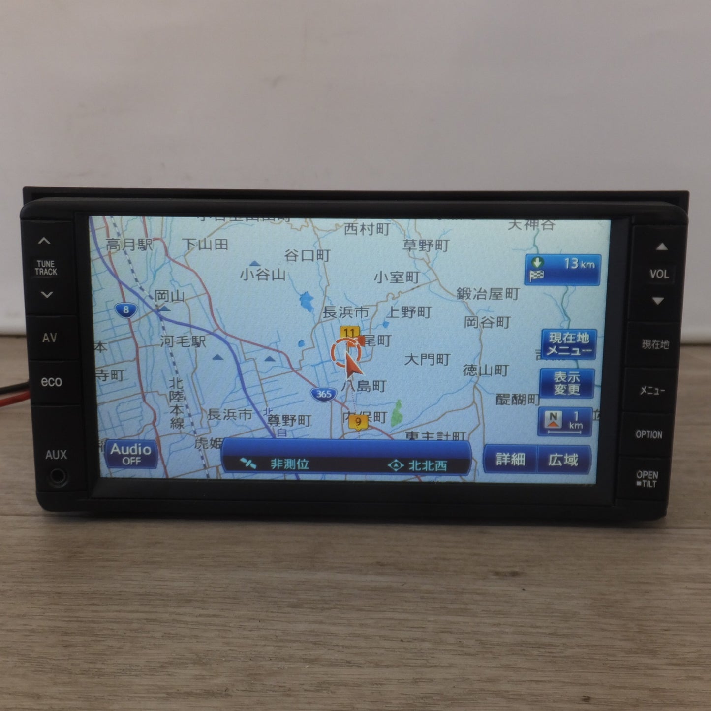 [送料無料] ★クラリオン製 ダイハツ 純正 カーナビ メモリーナビ QY-7057D-A 86100-B2040(12)★
