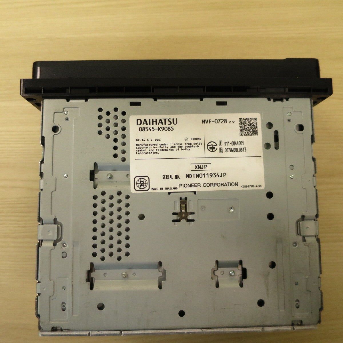 ♪ダイハツ 純正 Pioneer メモリーナビ カー ナビ NMZP-W63D NVF-0728 ZY 08545-K9085 パイオニア フルセグ DVD CD SD Bluetooth対応♪ [送料無料]