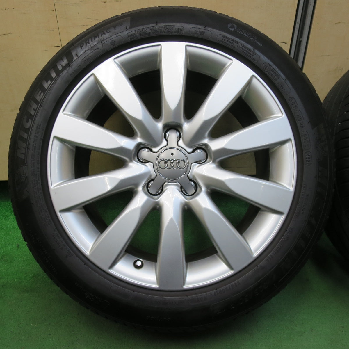 [送料無料] 4本価格！22年★アウディ A4 アバント 純正 225/50R17 ミシュラン プライマシー4 17インチ PCD112/5H★5020905IMノ