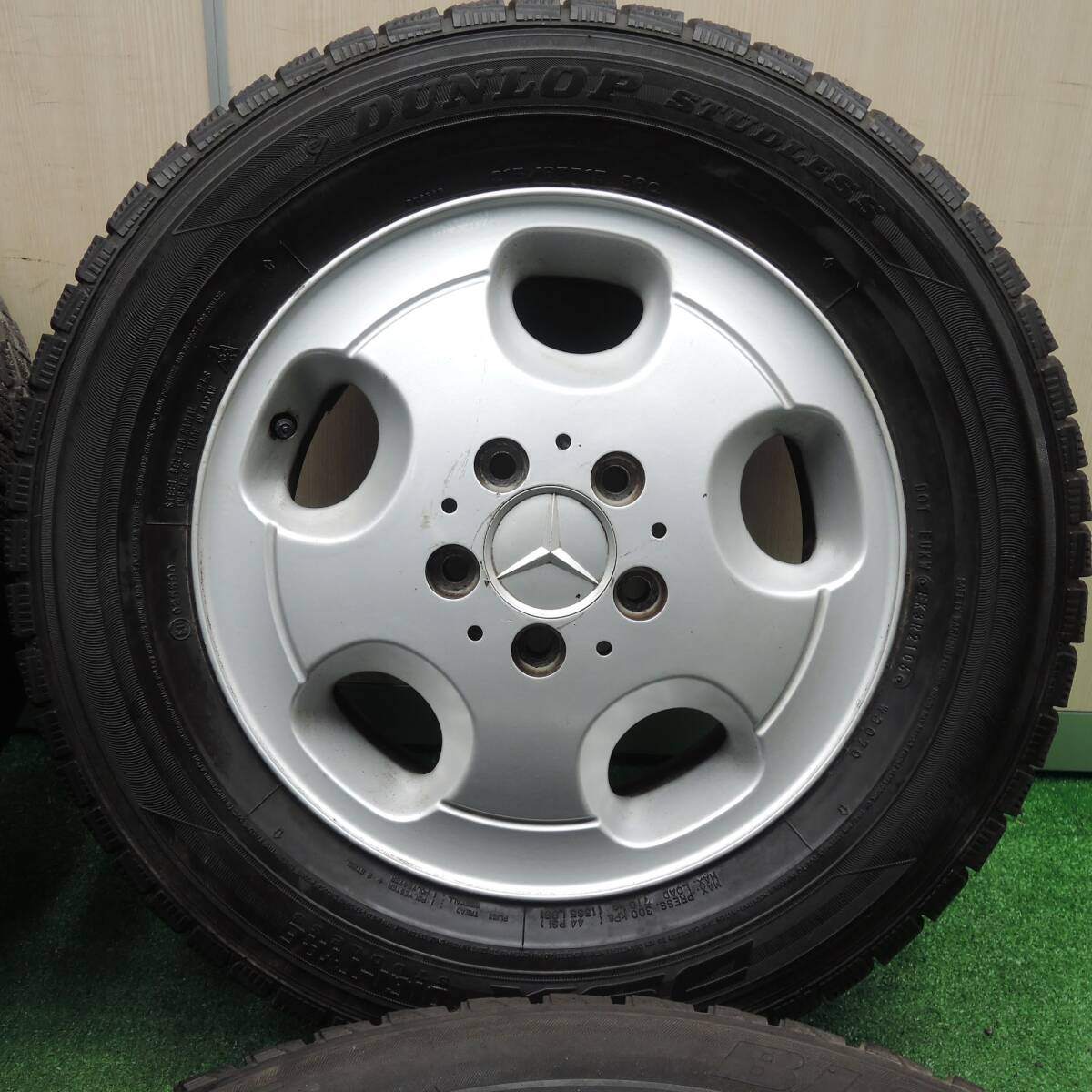 4本価格★ベンツ Vクラス W638 純正 215/65R15 スタッドレス ブリヂストン ブリザック REVO1 PCD114.3/5H★3110806TNス