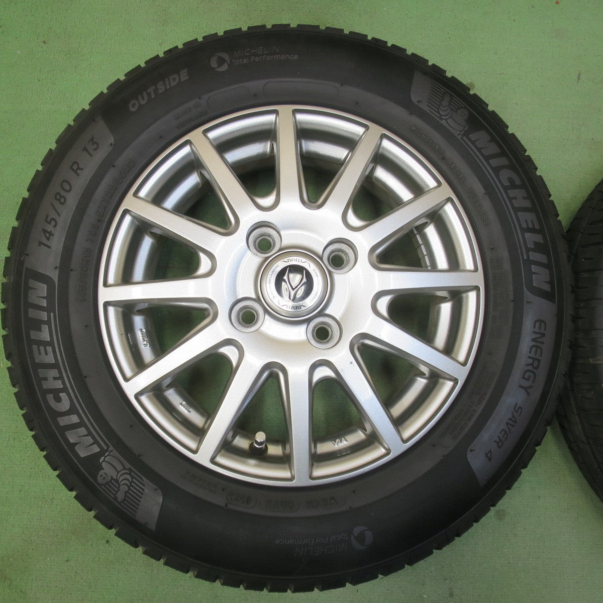 キレイ！23年★145/80R13 ミシュラン エナジーセイバー4 VATRRA バトラ 13インチ PCD100/4H★6043008イノ