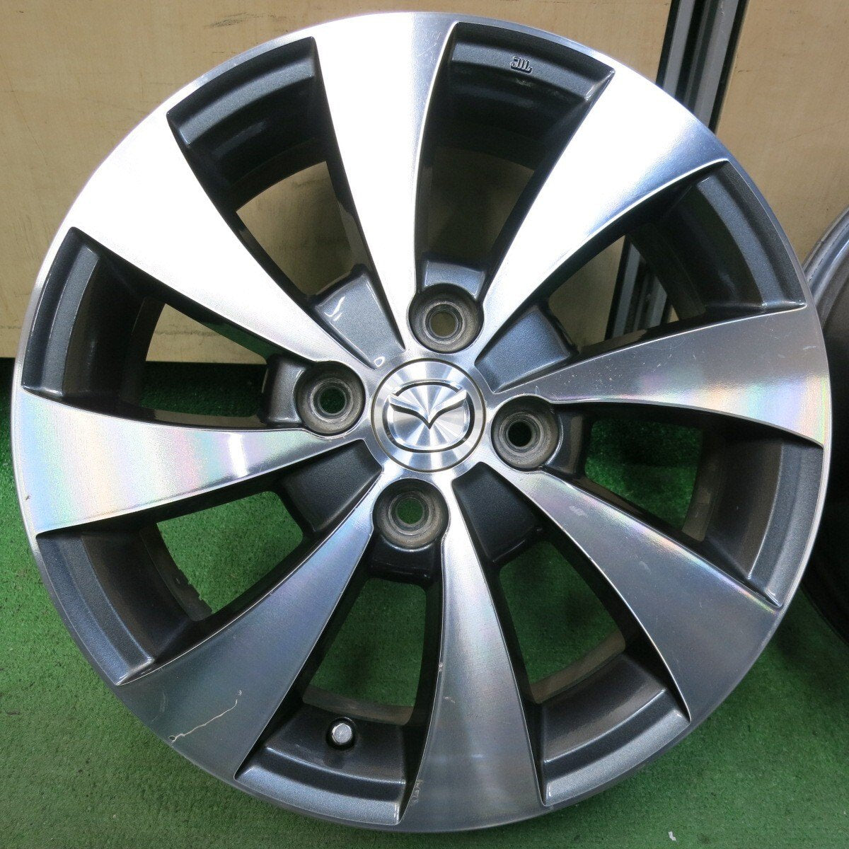 4本価格★マツダ フレア スズキ ワゴンR 純正 ホイール 15インチ 15×4.5J PCD100/4H★5021413SYホ
