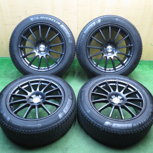 バリ溝！キレイ！9分★ボルボ 等 IRVINE F01 235/55R19 スタッドレス ミシュラン X-ICE3+ アーヴィン 19インチ PCD108/5H★5040701KKス