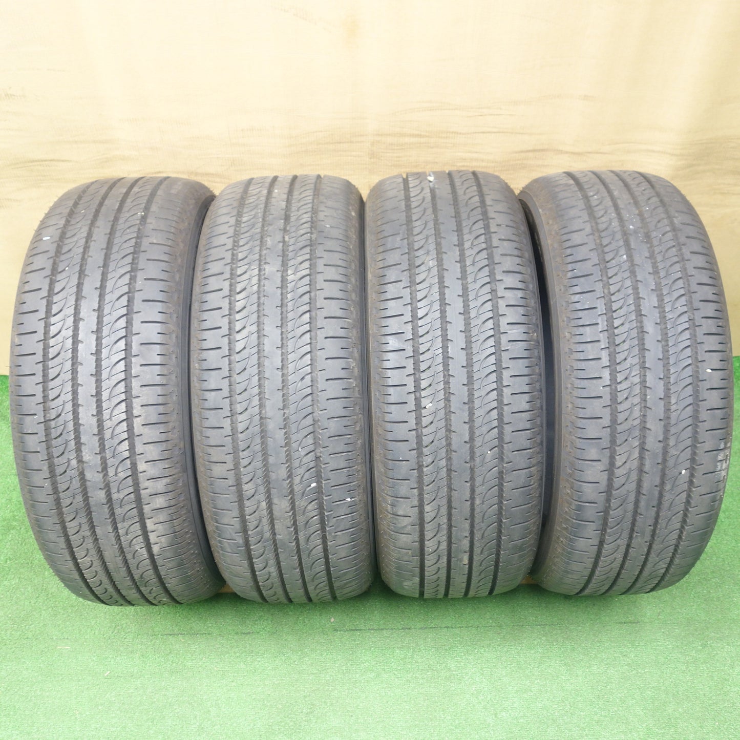 バリ溝！25年！ほぼ10分★225/55R18 ヨコハマ ジオランダー SUV G055 G055E タイヤ 18インチ デリカ D:5 フォレスター レイバック ZR-V 等★6013104KTノタ