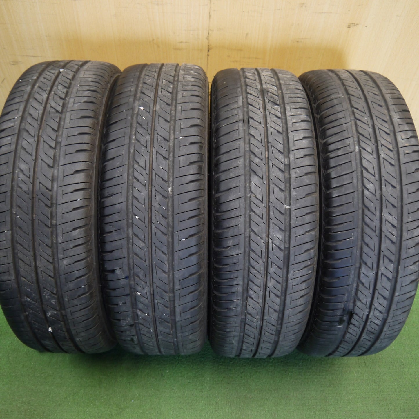 バリ溝！23年！8.5分★ダイハツ ムーヴ カスタム 純正 165/55R15 セイバーリング SL201 15インチ PCD100/4H★6042707Hノ
