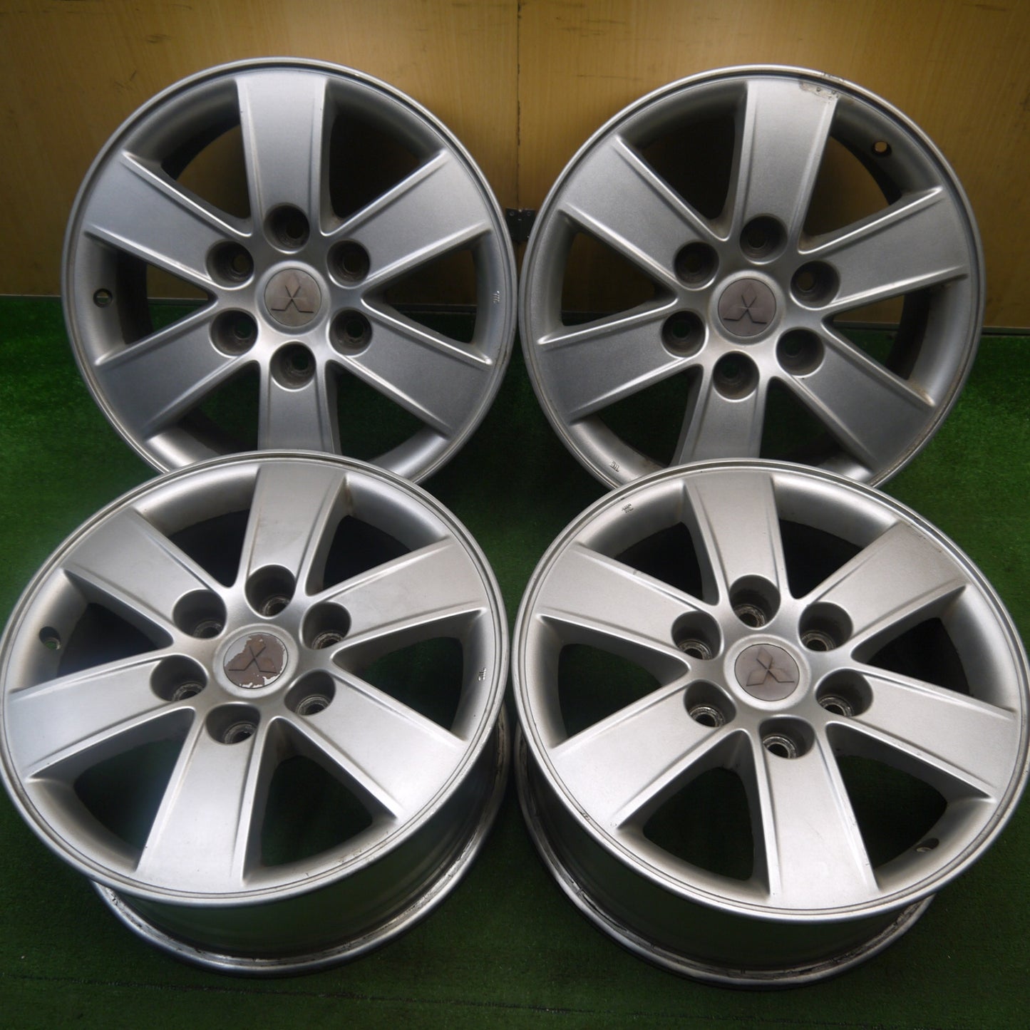 4本価格★三菱 パジェロ 純正 ホイール 17インチ 17×7.5J PCD139.7/6H★6022704Hホ