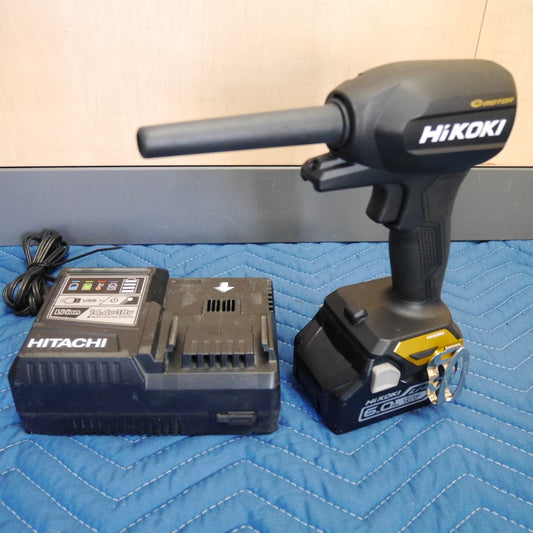 [送料無料] キレイ☆HiKOKI ハイコーキ 0.7m3/min コードレス エア ダスター RA18DA 電動 工具 充電式 18V 6.0Ah 充電器 UC18YDL☆