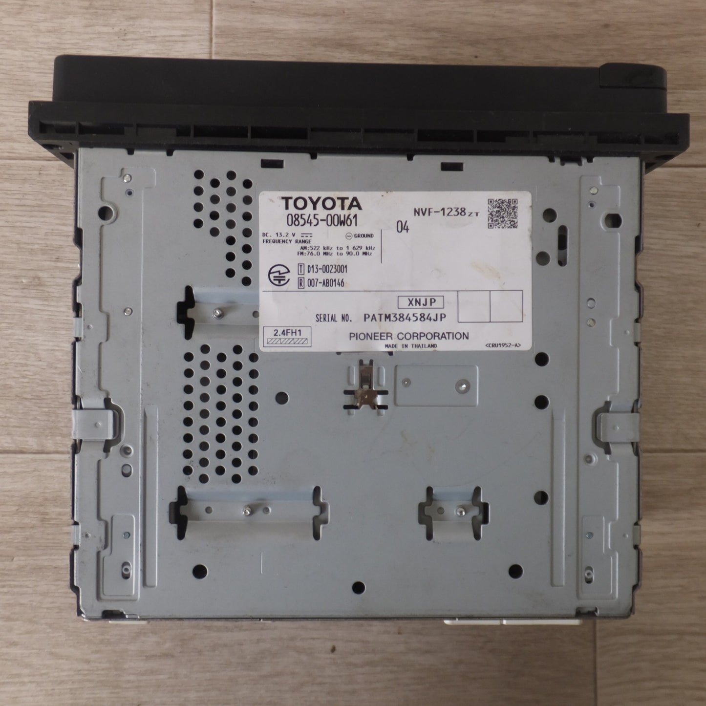 [送料無料] 現状品★パイオニア製 トヨタ 純正 エントリーナビ SDナビゲーション NSCP-W64 08545-00W61 セキュリティロック[77]★
