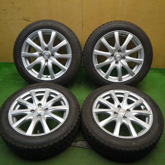 バリ溝！キレイ！9.5分★スタッドレス 185/55R16 グッドイヤー アイスナビ7 ravrion RS01 ラブリオン 16インチ PCD100/4H★5052607Hス