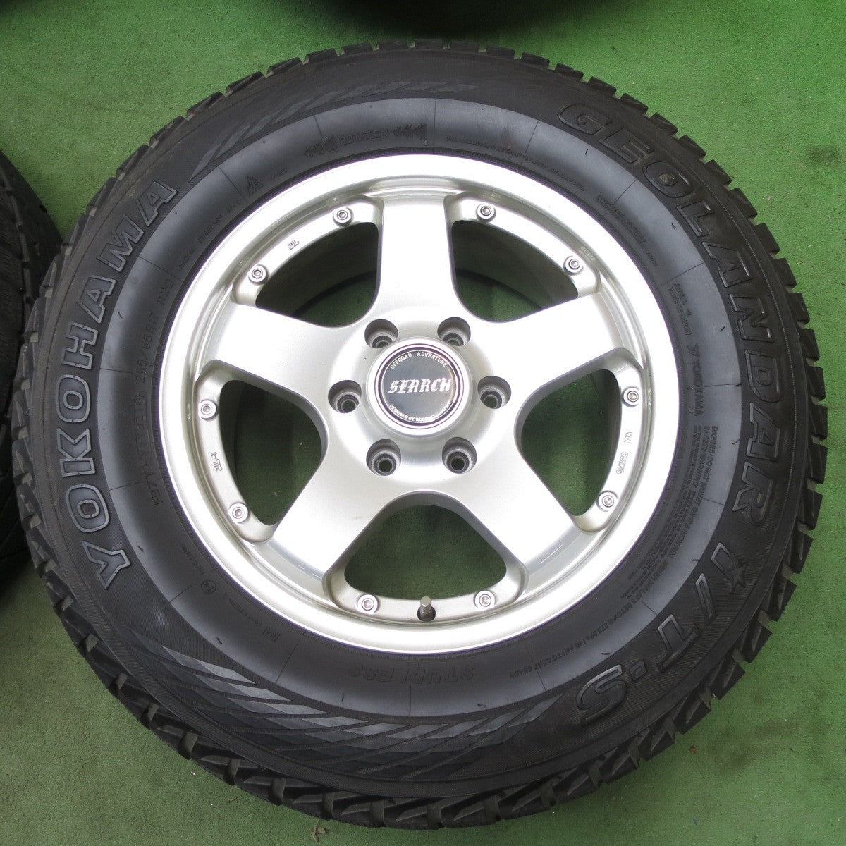 キレイ★スタッドレス 265/65R17 ヨコハマ ジオランダー i/T-S SEARCH WOODBELL 17インチ PCD139.7/6H★6013004ナス