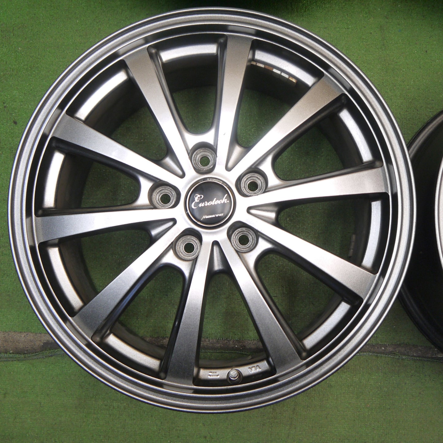 4本価格★Eurotech MANARAY SPORT 17インチ ホイール ユーロテック マナレイ スポーツ 17×7J PCD114.3/5H★6070805KKホ
