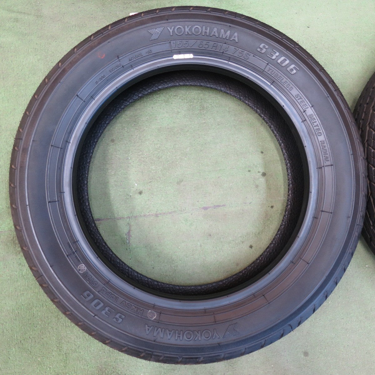 未使用！21年★155/65R14 ヨコハマ S306 タイヤ 14インチ スペーシア デイズ ルークス N-BOX 等★5112004イノタ