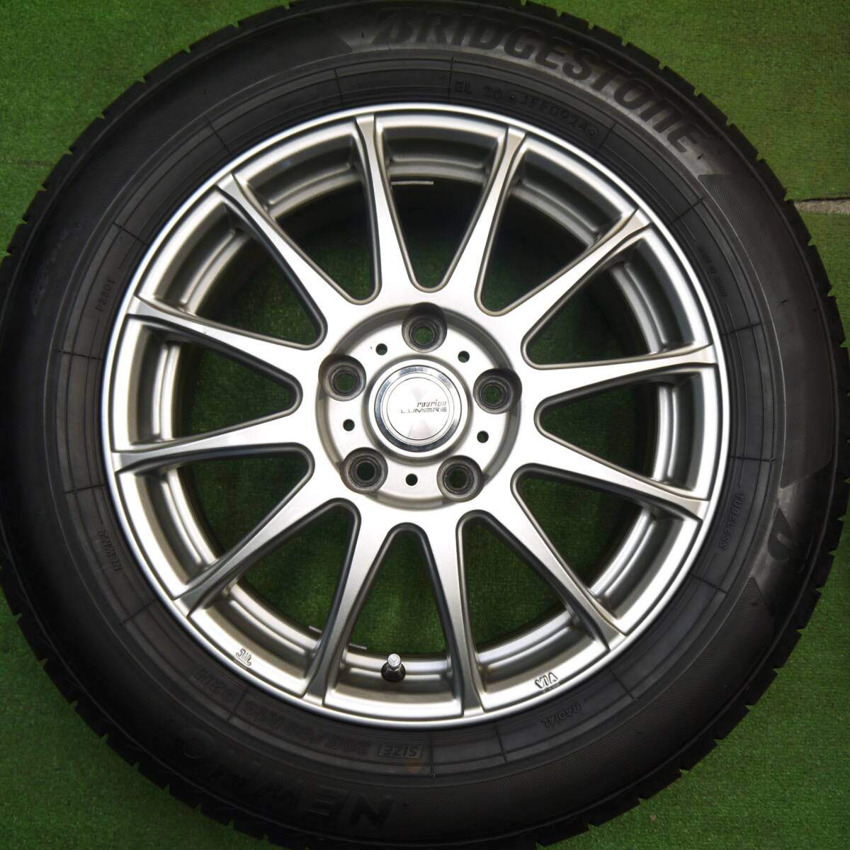 タイヤほぼ未使用 24年 綺麗★205/60R16 ブリヂストン NEWNO ravrion LUMIERE ラブリオン ニューノ PCD114.3/5H★5031901Hノ