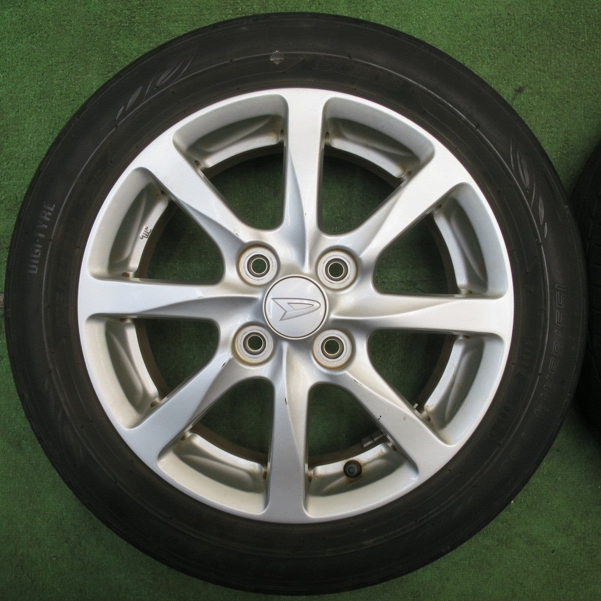 4本価格★ダイハツ タント ムーヴ 等 純正 155/65R14 ダンロップ EC202 14インチ PCD100/4H★6051811NJノ