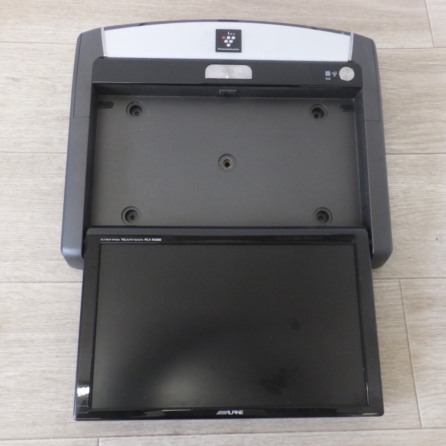[送料無料] ★アルパイン ALPINE 10.2inch WVGA LED液晶 プラズマクラスターリアビジョン ブラック PCX-R3300B(95)★