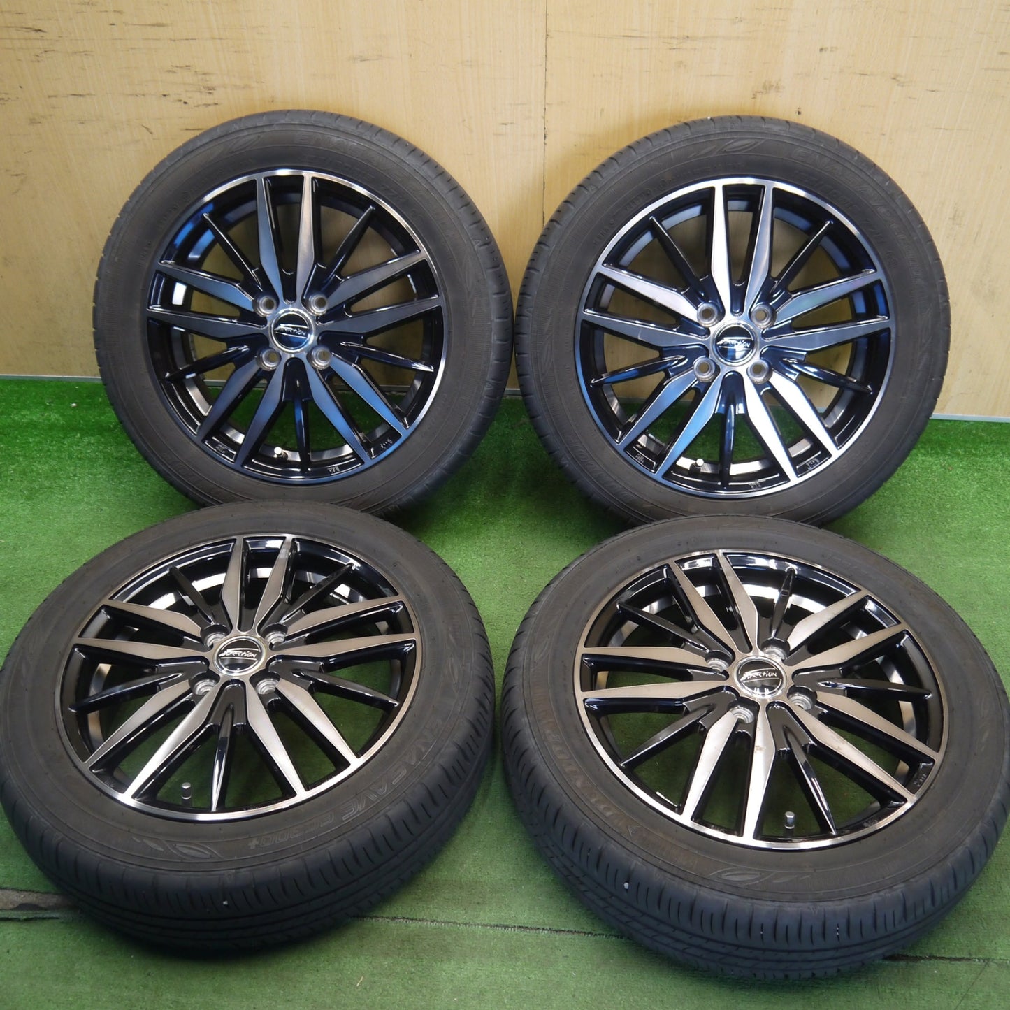 キレイ！23年★165/60R15 ダンロップ エナセーブ EC300+ F-DIRECTION Fディレクション 15インチ 軽サイズ ハスラー 等 PCD100/4H★6060901Hノ