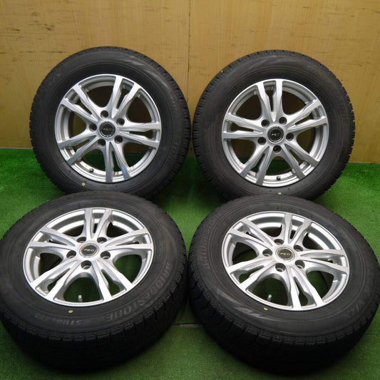 キレイ★スタッドレス 195/65R15 ブリヂストン ブリザック VRX FEID フェイド 15インチ PCD114.3/5H★5031801Hス