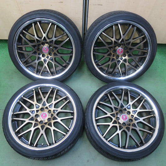 バリ溝！23年！9.5分◎WORK DURANDAL DD3 245/35R20 ヨコハマ AVID ENVigor ワーク デュランダル 20インチ PCD114.3/5H◎6092802IMノ