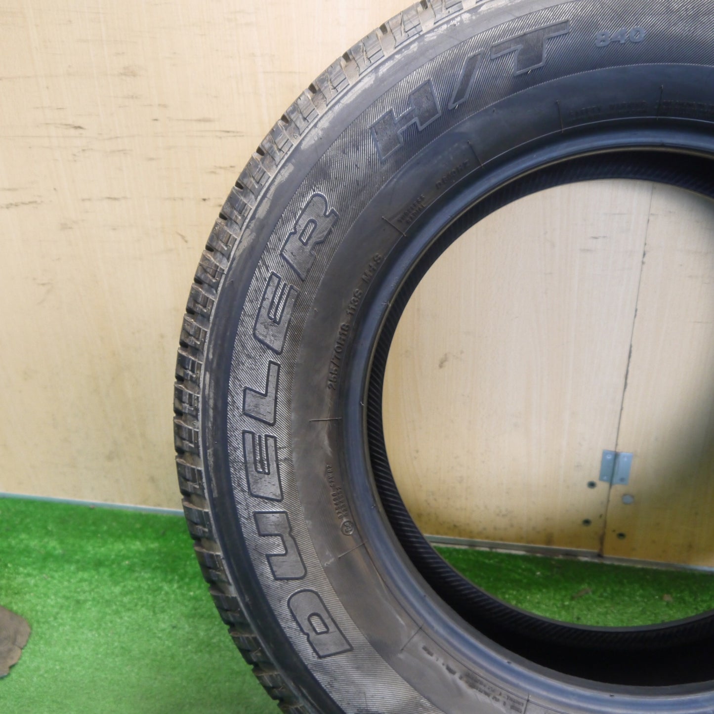 新車外し！1本★255/70R18 ブリヂストン デューラー H/T 840 DUELER タイヤ 18インチ ジープ ラングラー 等★6071303Hノタ