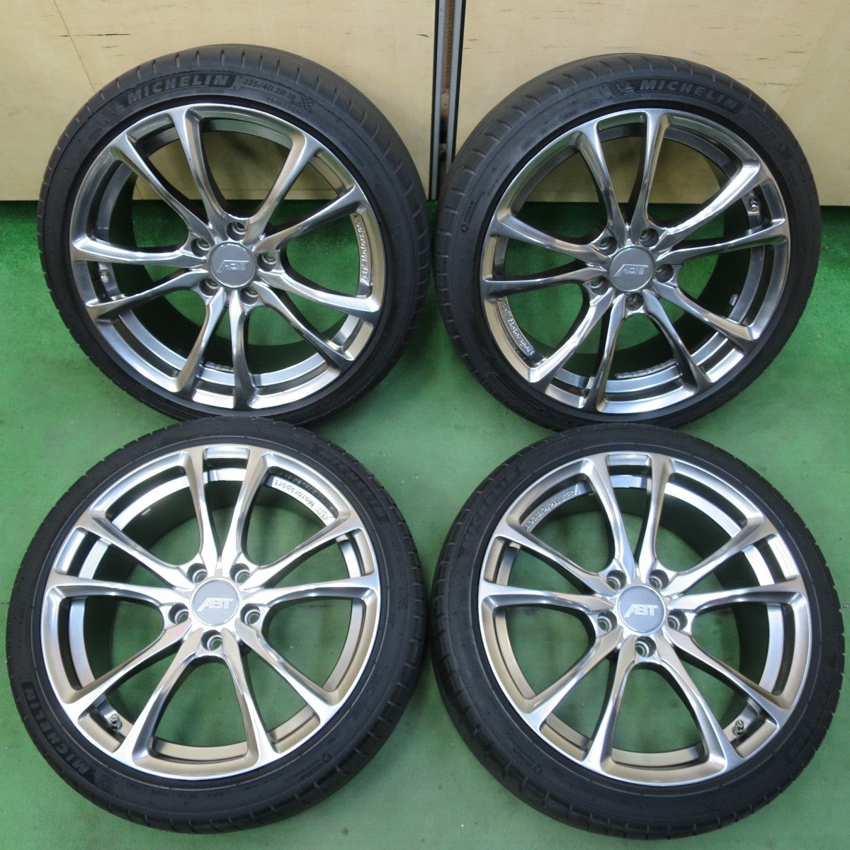 キレイ★ワーゲン ゴルフ等 ABT Motorsport ER-C 225/40R18 ミシュラン パイロットスポーツ4 アプト PCD112/5H★5040605IMノ