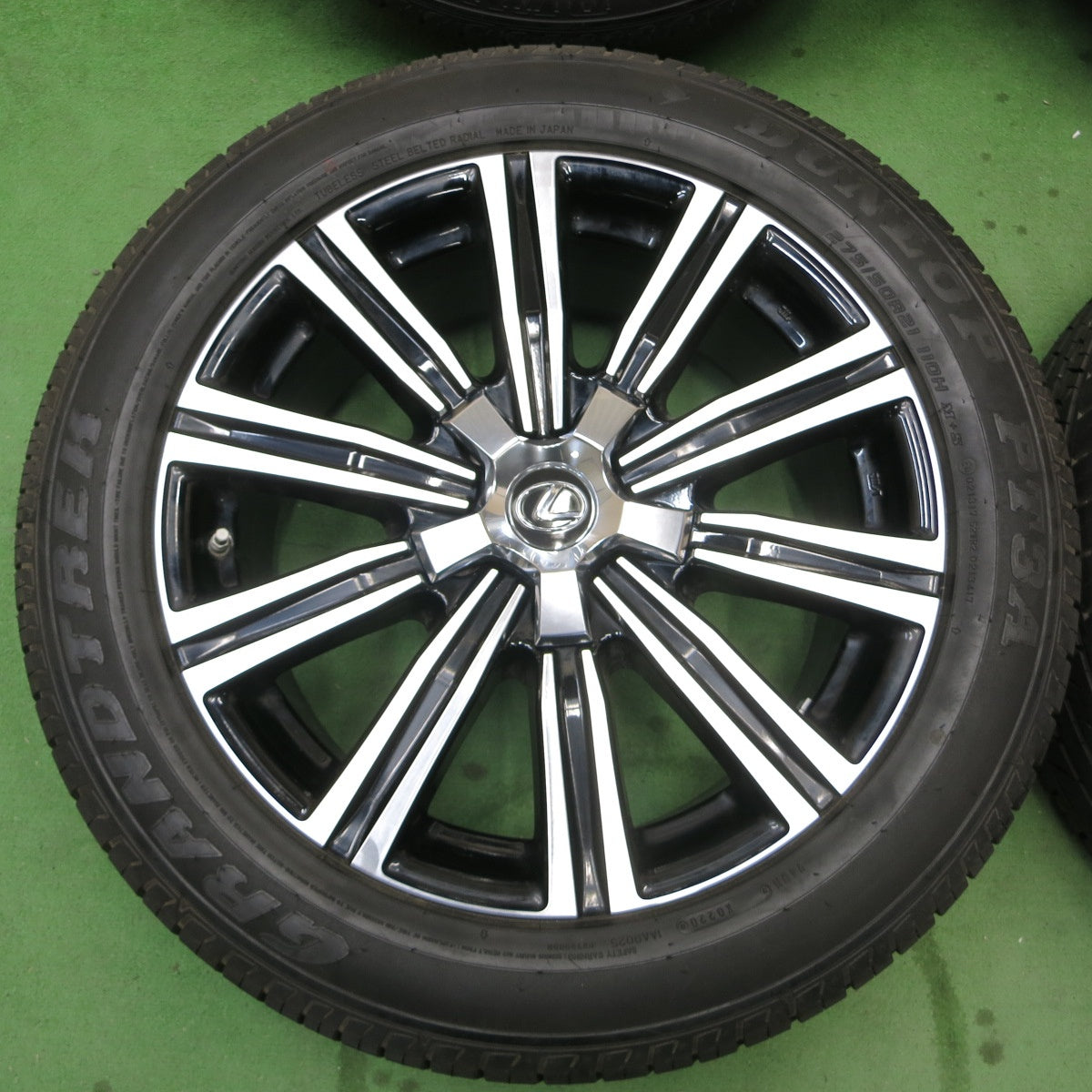 [送料無料] 新車外し！センサー付★レクサス LX 純正 275/50R21 ダンロップ PT3A グラントレック 21インチ PCD150/5H★5040101ナノ