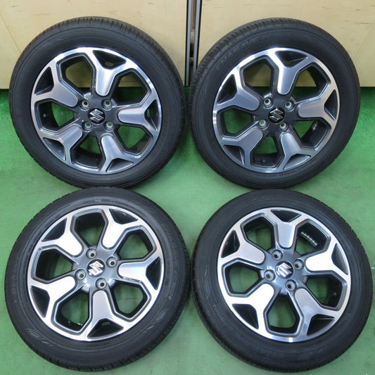 バリ溝 23年 綺麗 9.5分★スズキ MR52S ハスラー Xターボ 純正 165/60R15 ダンロップ エナセーブ EC300+ PCD100/4H★5040712イノ