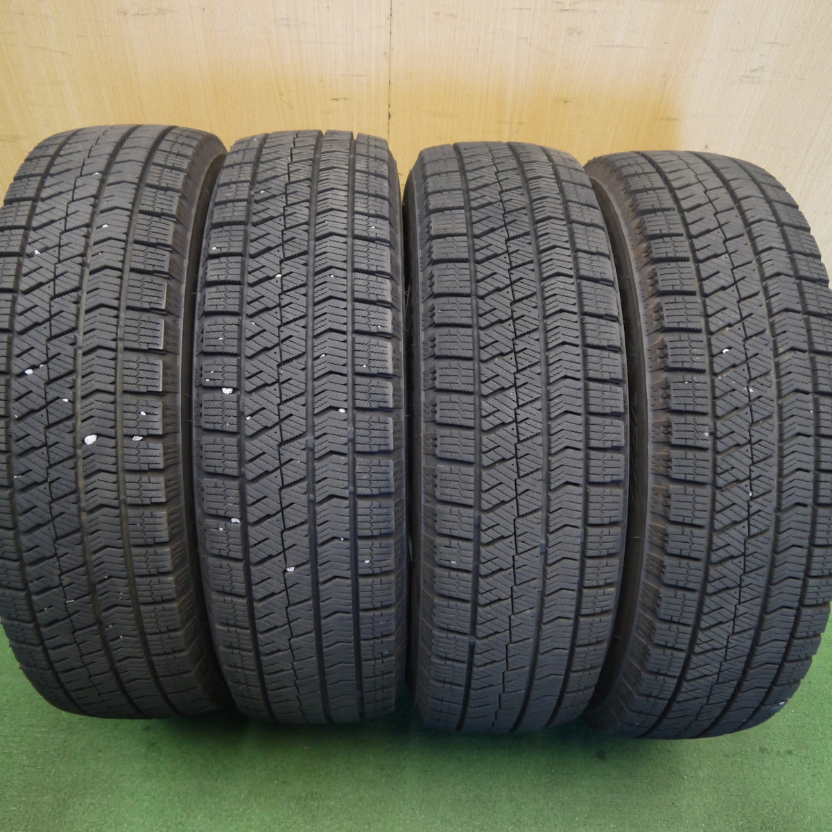 バリ溝！24年！9分◎スタッドレス 165/65R14 ブリヂストン ブリザック VRX2 Aphrodite アフロディーテ 14インチ ハスラー ソリオ 等 PCD100/4H◎6100604Hス