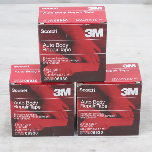 [送料無料] 未使用!3点まとめ売り◆スコッチ 3M オート ボディ リペア テープ 50.8mm × 3.17m 06930 自動車 補修 Scotch◆