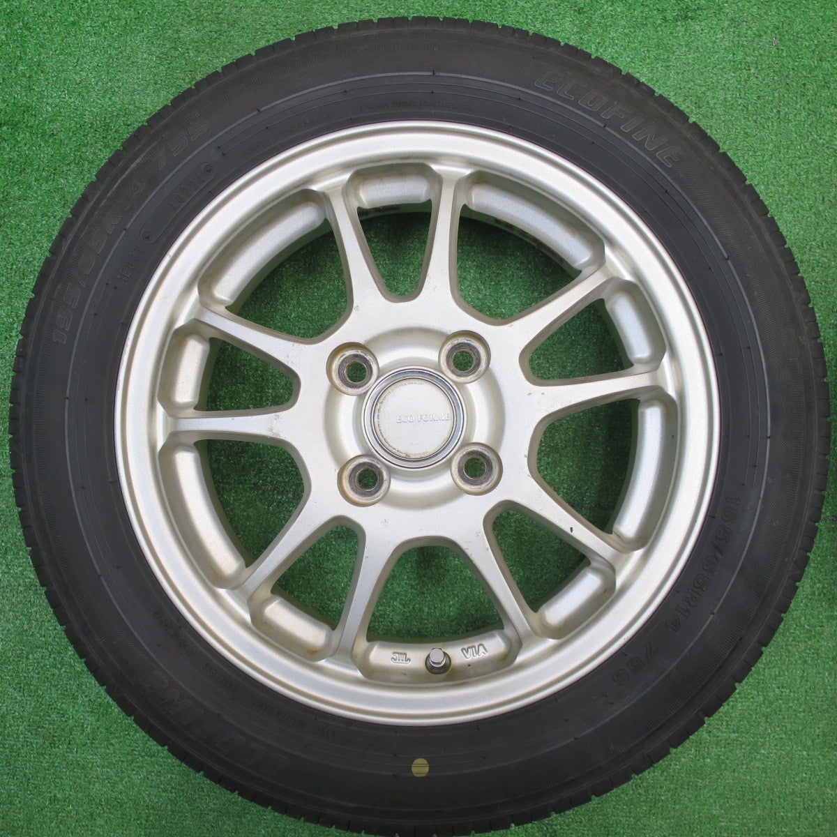 4本価格！24年★155/65R14 エコファイン ECOFINE ECO FORME SE-10 エコフォルム 14インチ PCD100/4H★5110303NJノ