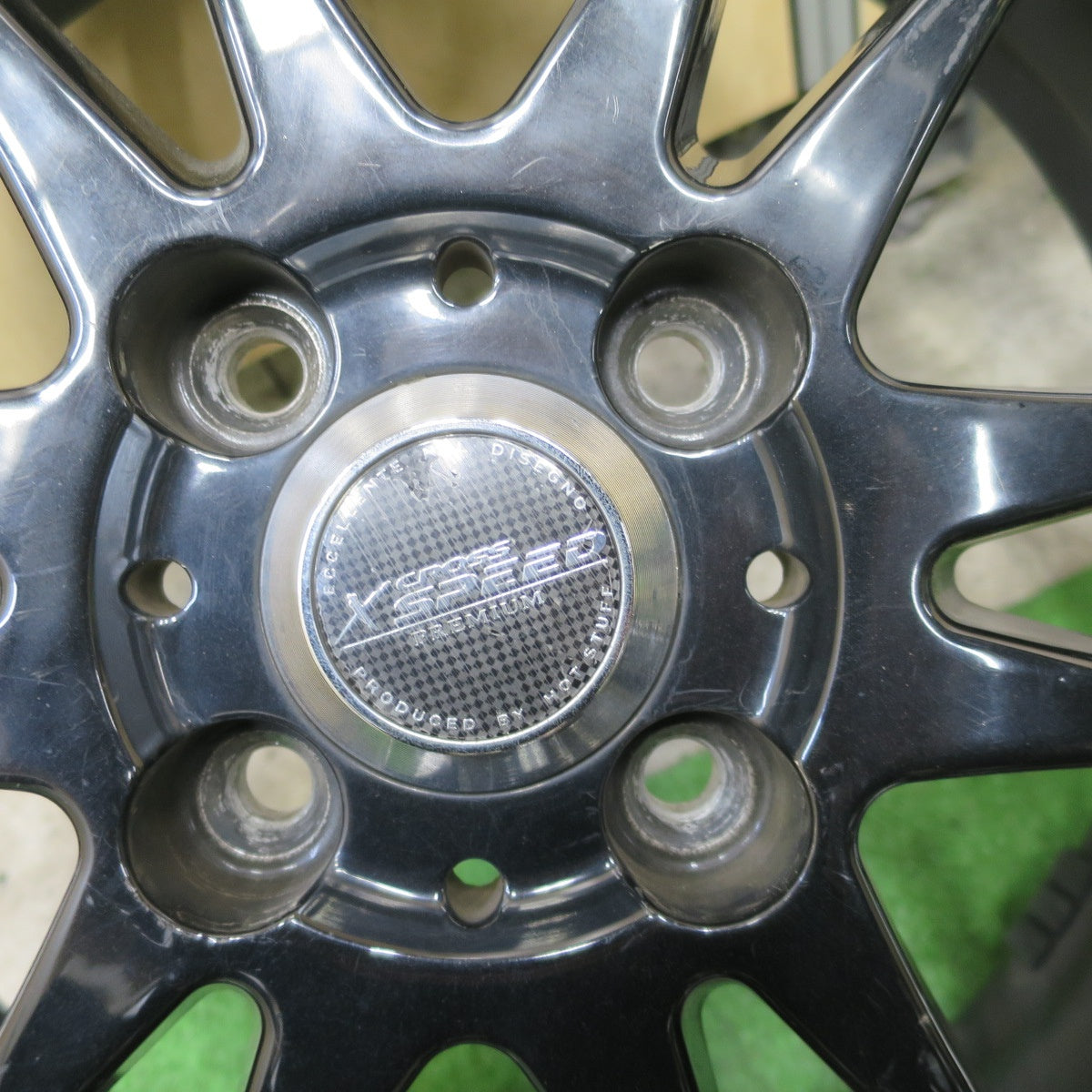 4本価格★X CROSS SPEED PREMIUM HOT STUFF 15インチ ホイール クロススピード ホットスタッフ 15×4.5J PCD100/4H★6052502NGホ