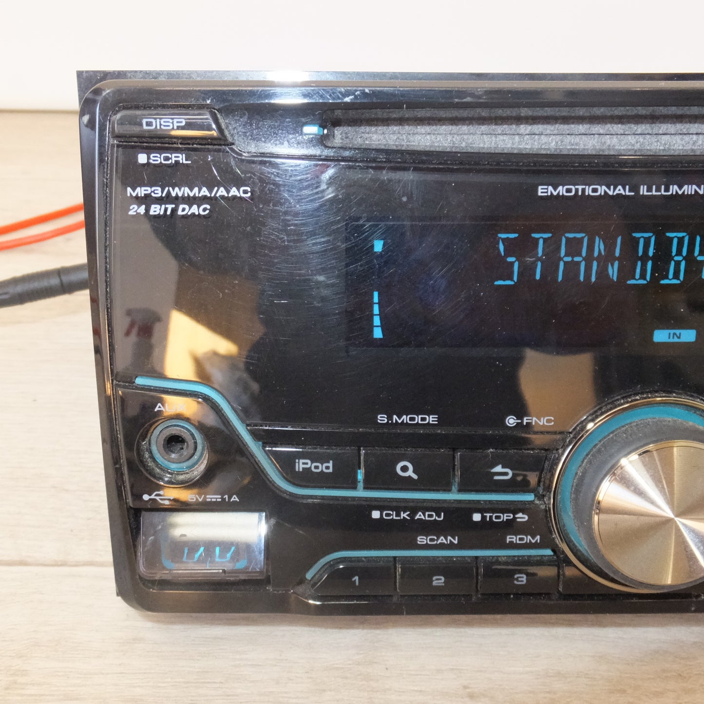 [送料無料] ★ケンウッド製 ダイハツ 純正 カーオーディオ CDプレーヤー CUK-W61 08600-K9019[81]★
