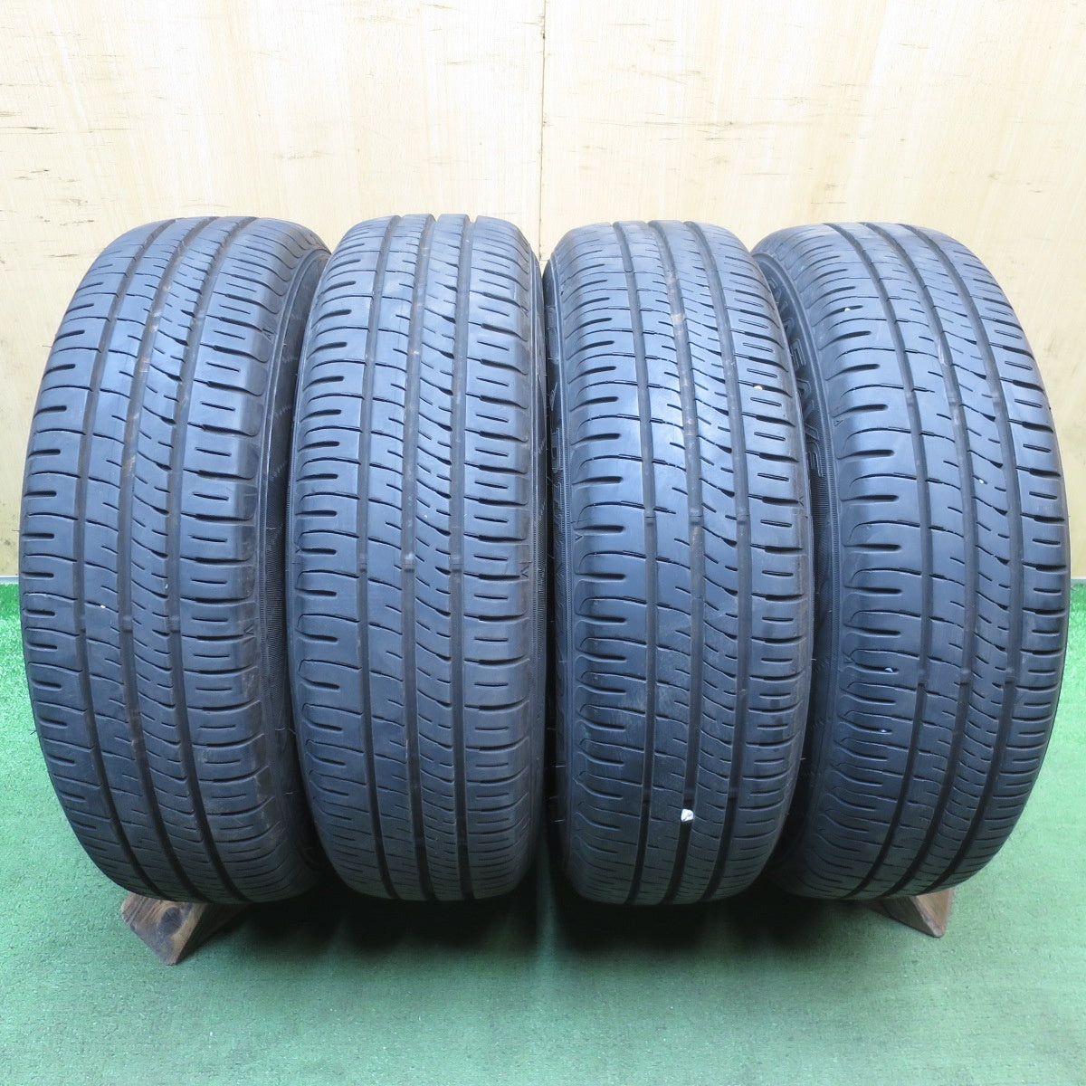 バリ溝！9.5分◎175/65R15 ダンロップ エナセーブ EC204 e vance HA1 エヴァンス 15インチ PCD100/4H◎6082805NJノ