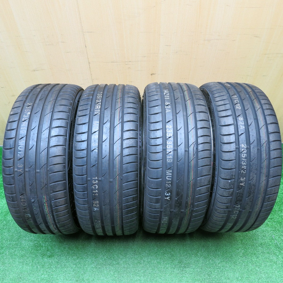 未使用★WORK GNOSIS GR2 235/35R19 マーシャル MU12 ワーク グノーシス 19インチ PCD114.3/5H★5102501HAノ