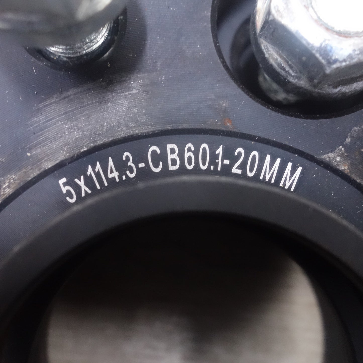 [送料無料] 2枚セット◆HELIX AUTO ワイド トレッド スペーサー PCD114.3/5H CB60.1-20mm P1.5 Φ60 ホイール スペーサー マットブラック◆