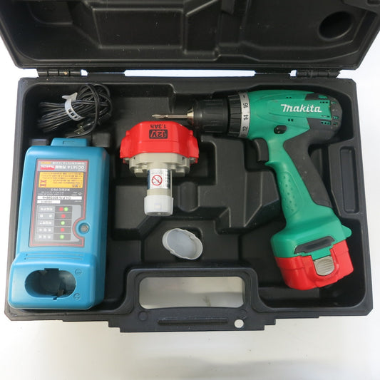 [送料無料] バッテリー2個◆マキタ 充電式 ドライバ ドリル 12V M655DWX 充電器 ケース付き 電動 工具◆