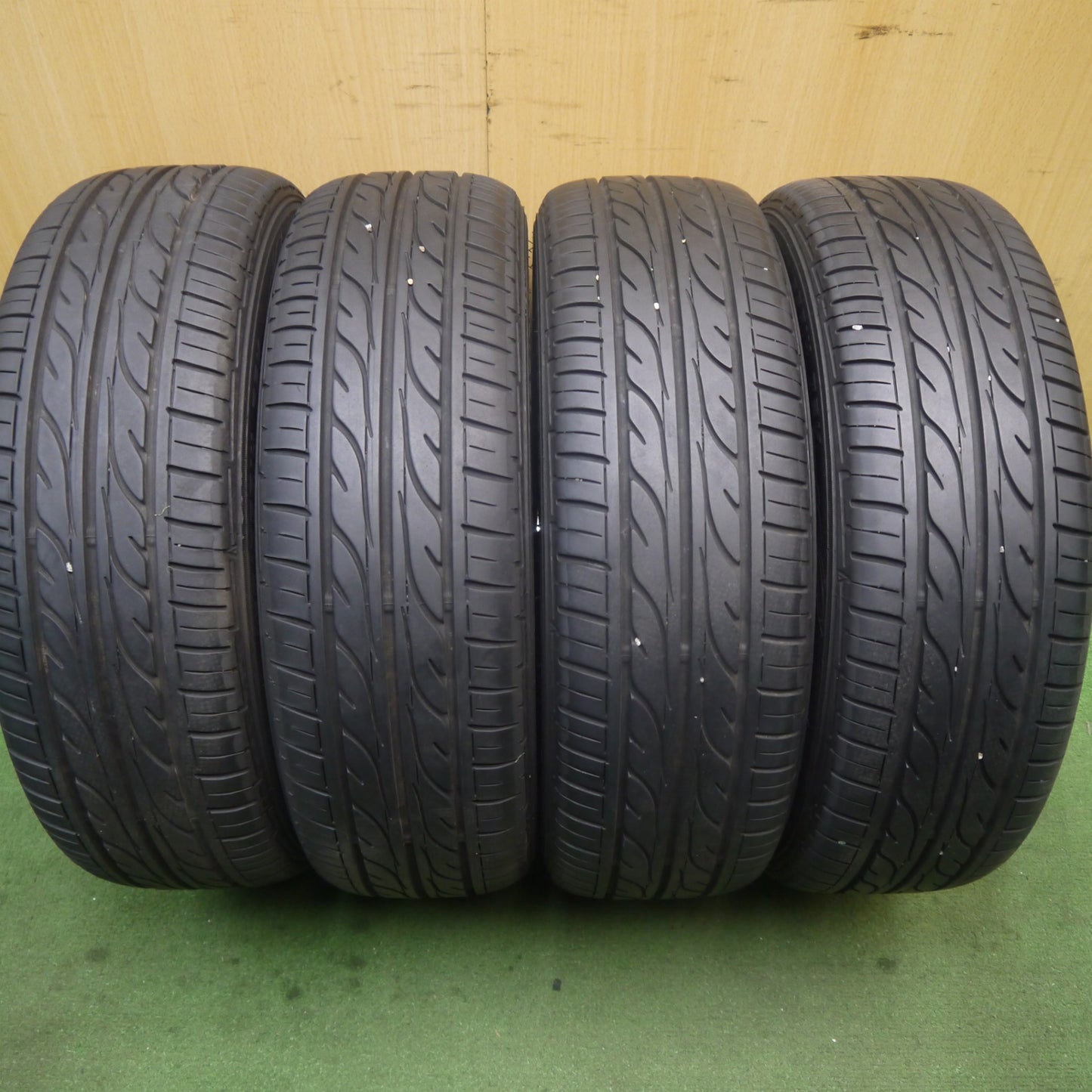 バリ溝！24年！キレイ！8.5分★X CROSS SPEED 165/55R14 ダンロップ EC202 クロススピード 14インチ 軽自動車 軽 サイズ PCD100/4H★5090501Hノ