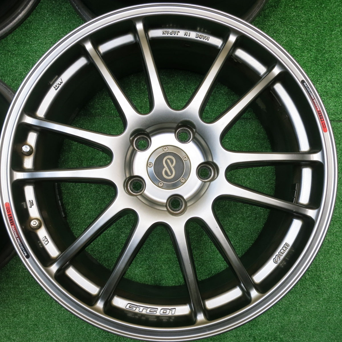 4本価格★ENKEI GTC01 エンケイ 18インチ ホイール 18×7.5J 18×8J PCD114.3/5H★5101207HAホ