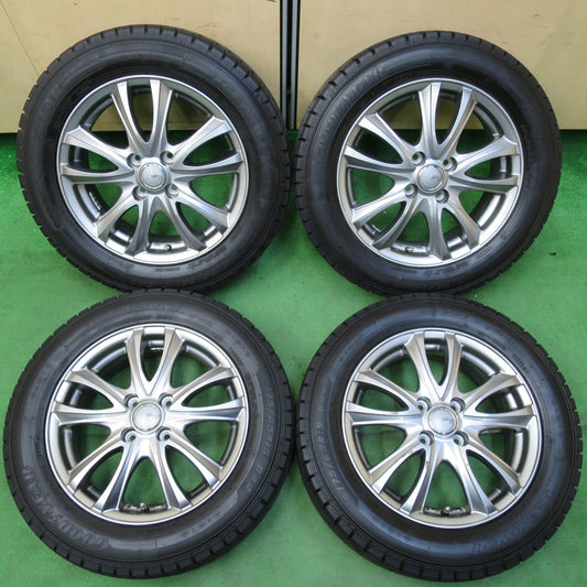 *送料無料* バリ溝!22年!キレイ!9.5分★スタッドレス 175/65R15 グッドイヤー アイスナビ7 SIBILLA NEXT C5 シビラ 15インチ PCD100/4H★4082904イス