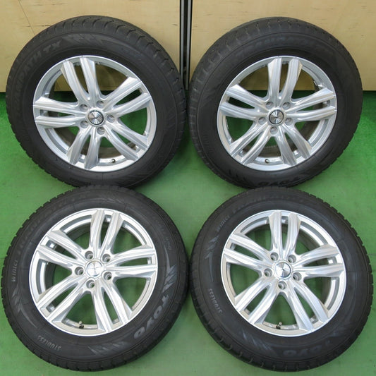 バリ溝！キレイ！9.5分以上★スタッドレス 225/60R17 トーヨー ウインター トランパス TX JOKER ジョーカー 17インチ PCD114.3/5H★5032401イス