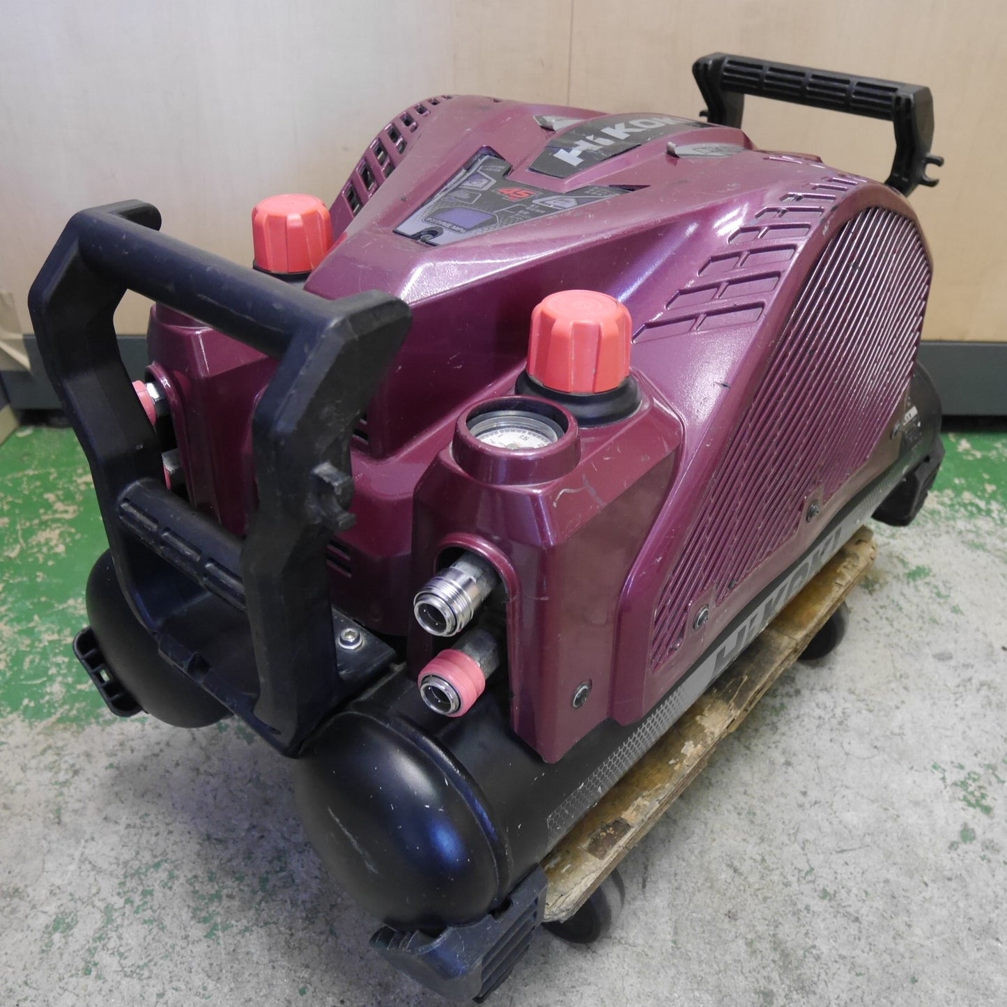 [送料無料] ☆HiKOKI ハイコーキ 高圧 エア コンプレッサ EC1445H3 改 KAI エアー ツール 工具 コンプレッサー 100V 現状品☆