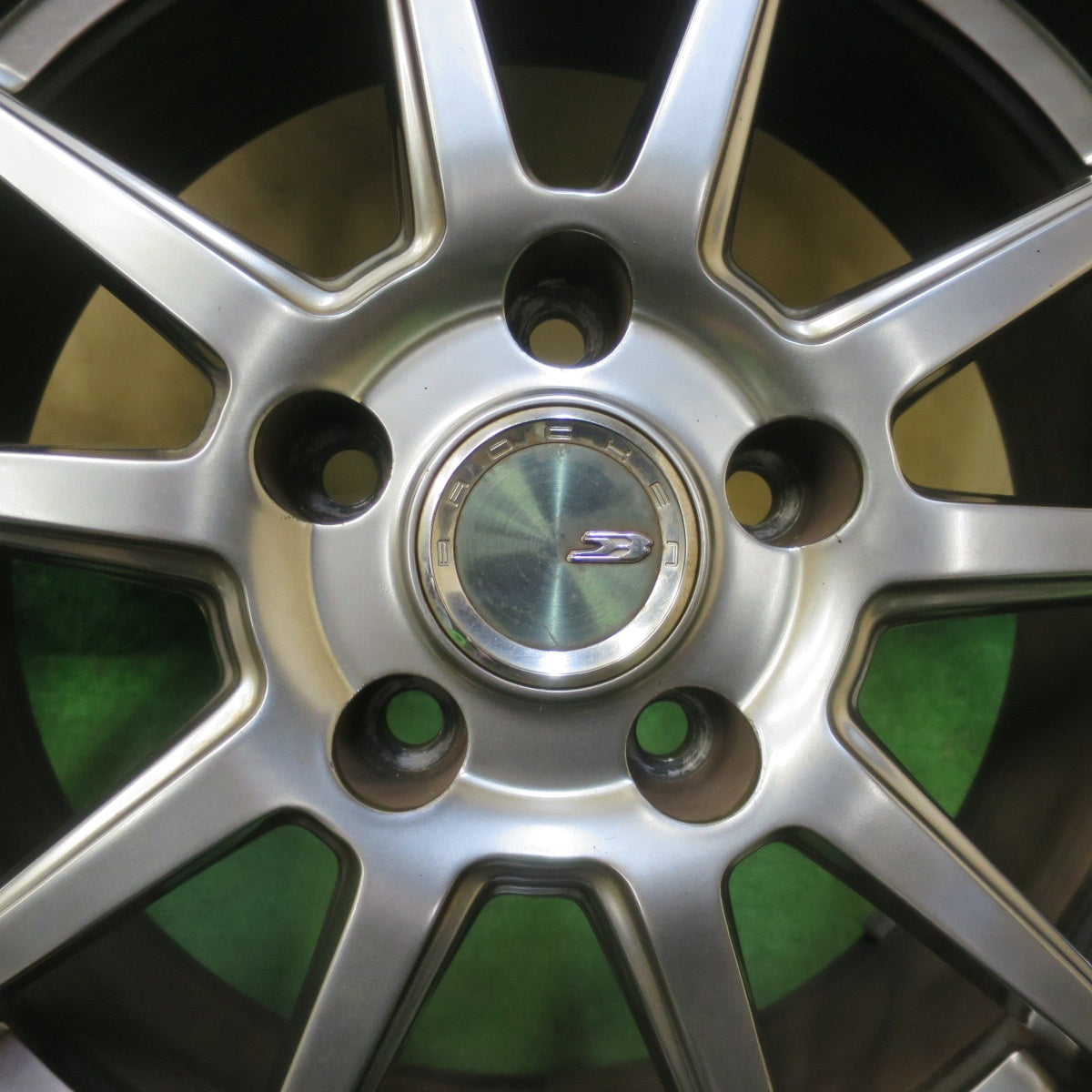 バリ溝！22年！ほぼ10分◎BMW MINI 等 205/55R16 スタッドレス ナンカン アイスアクティバ AW-1 BROCKEN ブロッケン 16インチ PCD112/5H◎6061506イス