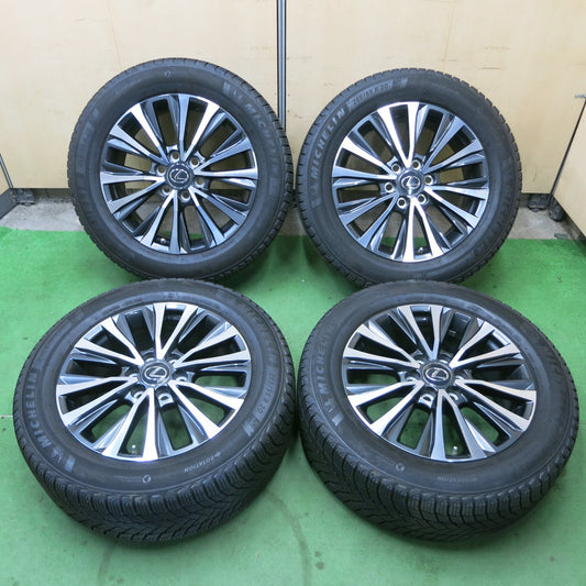 センサー付！バリ溝！23年！キレイ！9.5分以上★レクサス LX 600 純正 265/55R20 スタッドレス ミシュラン X-ICE SNOW SUV 20インチ PCD139.7/6H★5041101ナス