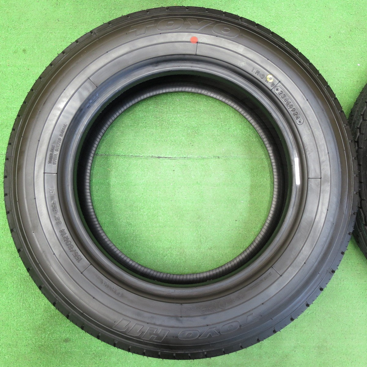 *送料無料* 新車外し！24年★155/80R14 88/86S トーヨー H11 タイヤ 14インチ サクシード プロボックス 等★4061110イノタ