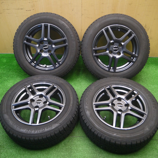 [送料無料] バリ溝！9.5分★フィアット 500 等 Eurodesign 175/65R14 スタッドレス ヨコハマ アイスガード iG50 プラス ユーロデザイン PCD98/4H★4092502Hス