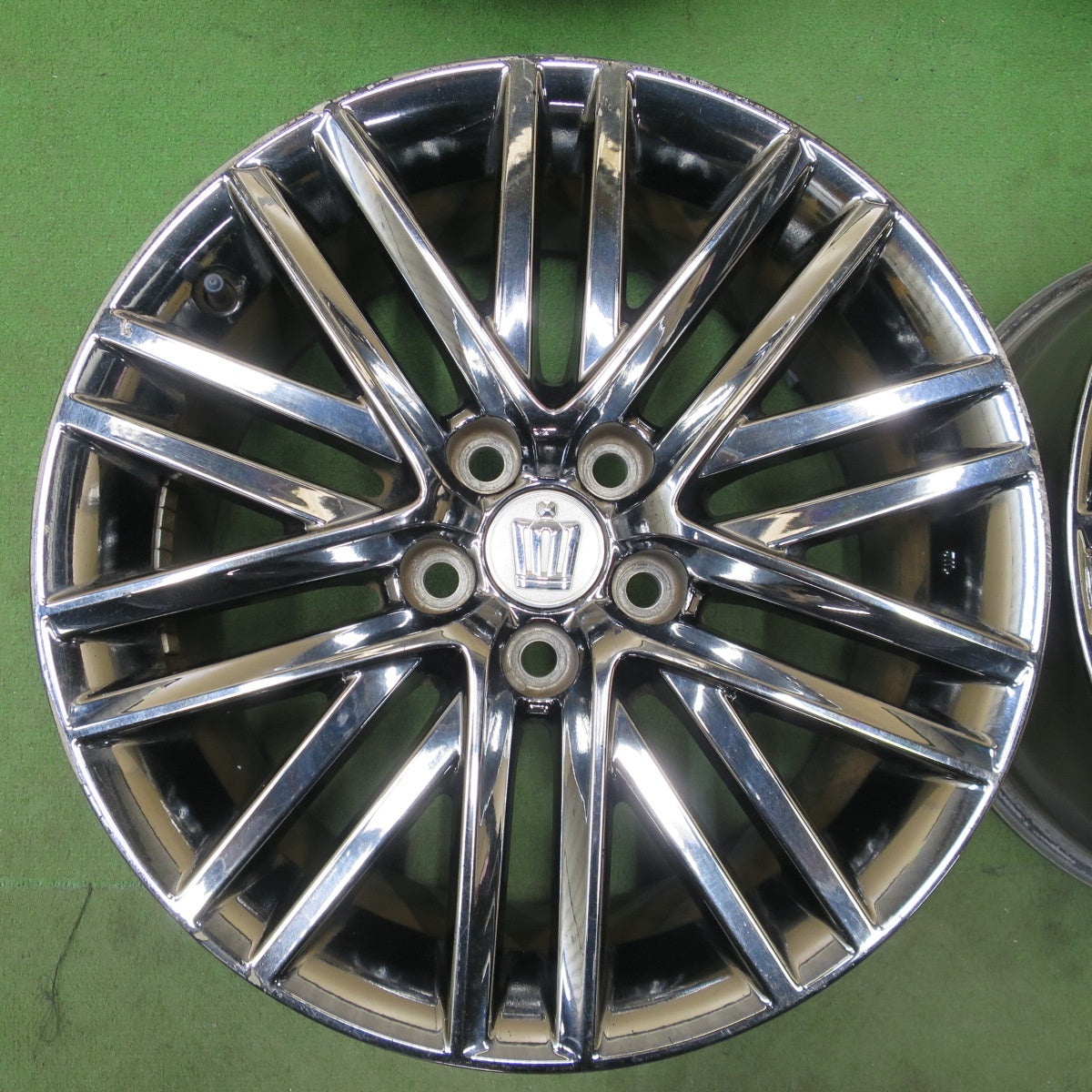 4本価格★トヨタ 210系 クラウン アスリート 純正 ホイール 18インチ 18×8J PCD114.3/5H★6070701NGホ