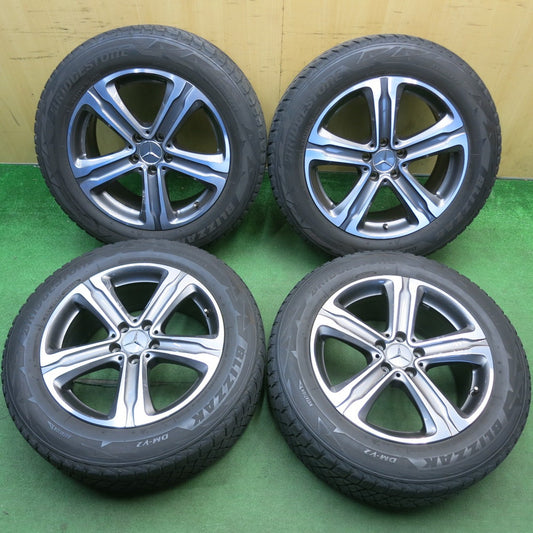 4本価格★ベンツ GLC クラス X253 純正 235/60R18 スタッドレス ブリヂストン ブリザック DM-V2 18インチ PCD112/5H★6042304HAス