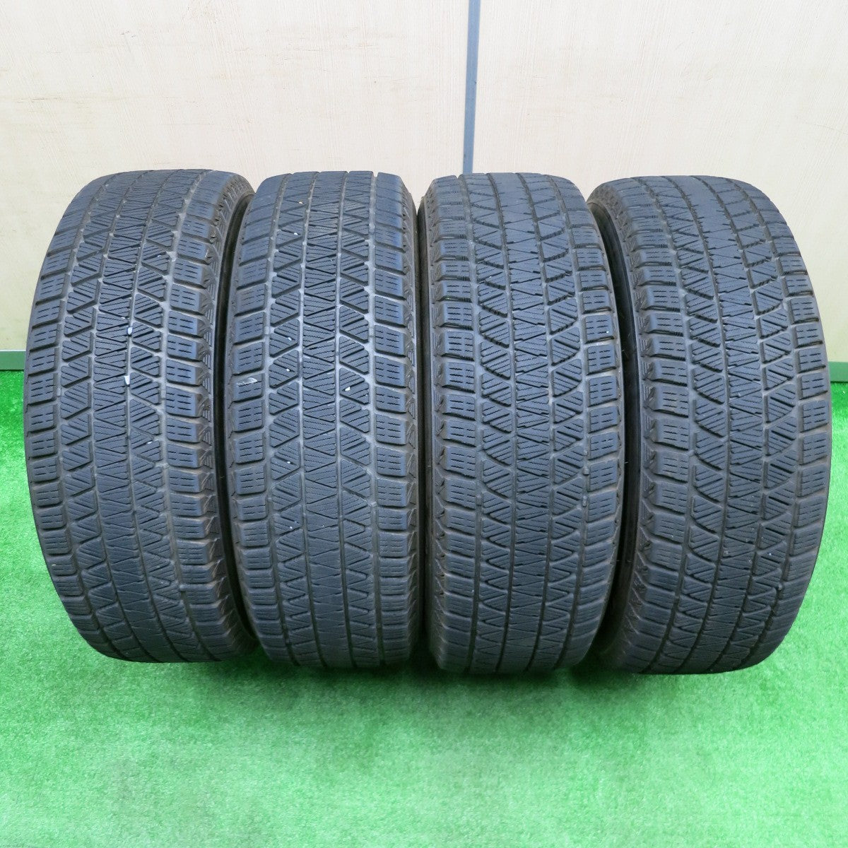 [送料無料] バリ溝！キレイ！8.5分★ホンダ CR-V 純正 Modulo 225/65R17 スタッドレス ブリヂストン ブリザック DM-V3 モデューロ CRV PCD114.3/5H★4091903NJス