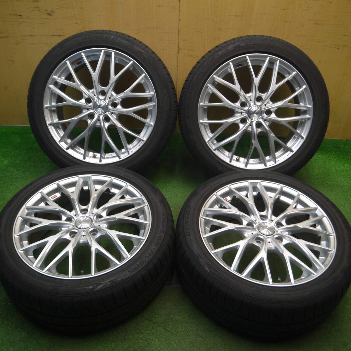 バリ溝！21年！キレイ！8.5分★LEONIS MX 205/50R17 ダンロップ エナセーブ RV505 レオニス 17インチ PCD114.3/5H★5022802Hノ