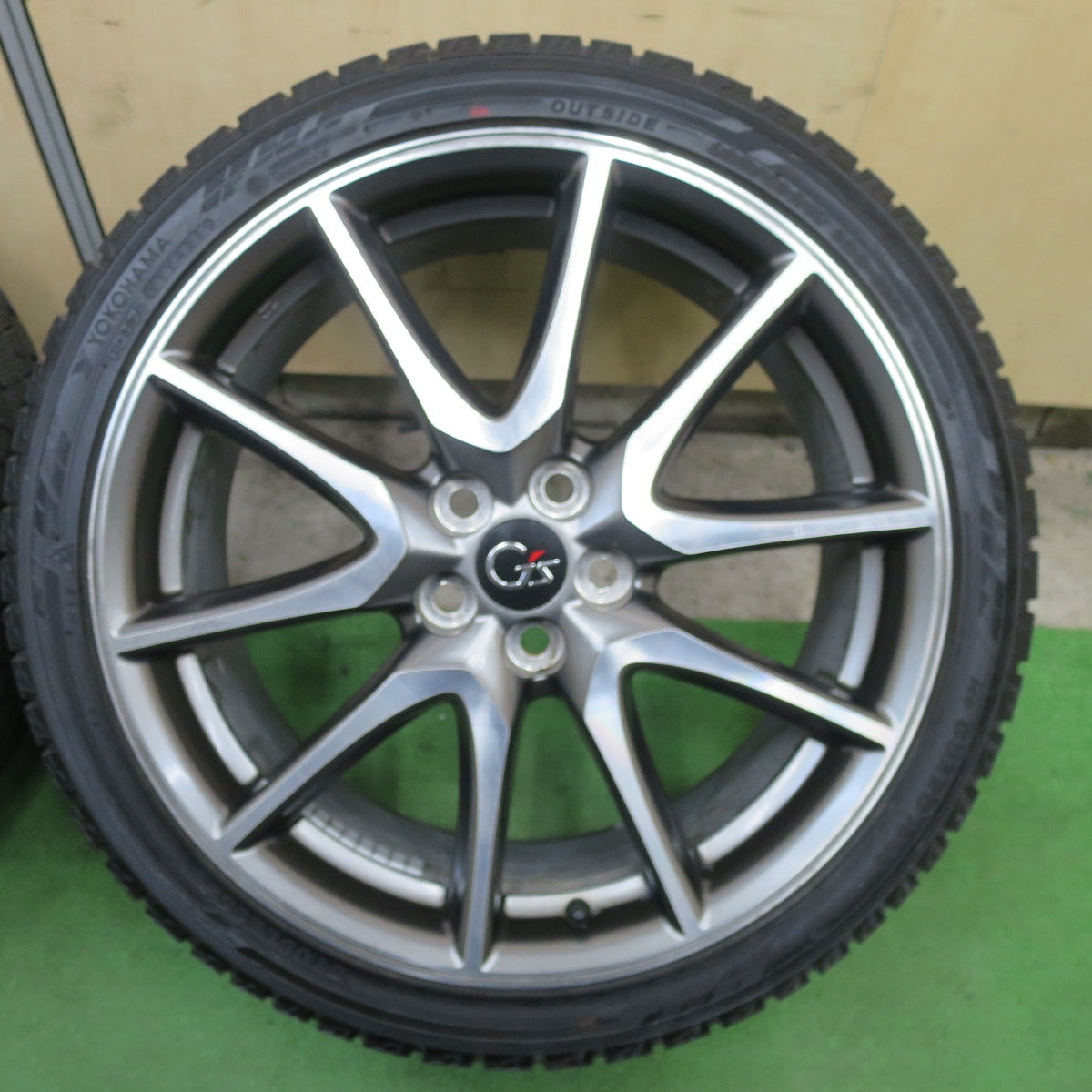バリ溝！9分★トヨタ 30系 プリウス G's 純正 225/40R18 スタッドレス ヨコハマ アイスガード iG60 18インチ PCD100/5H★6021907TTス